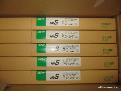 1 Case 500 sheets (5X) 100 box Fuji Medical Film Super HR-S 24X30 CM 5-2014