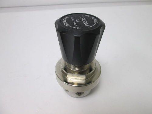 Tescom 44-2660-241 regulator, outlet pressure range: 0-25psi, ports: 1/4&#034; nptf for sale