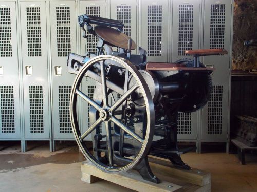 Antique Letterpress Chandler &amp; Price  refurbished 1916 10x15 printing press