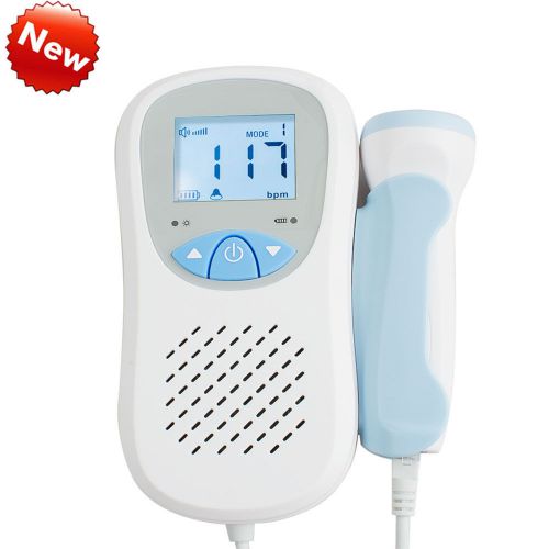 Fetal Heart Doppler LCD Prenatal Baby Sound Monitor 3MHz  Baby Sound Sale//