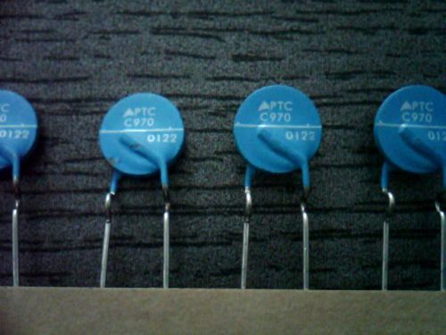 Siemens 9.4 Ohm PTC thermistor 5mm pitch 63V 120C C970 B59970C120A70 LOT-5pcs