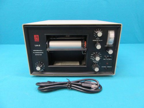 Vintage Isco Model UA-5 Absorbance/Fluorescence Detector Monitor Chart Recorder