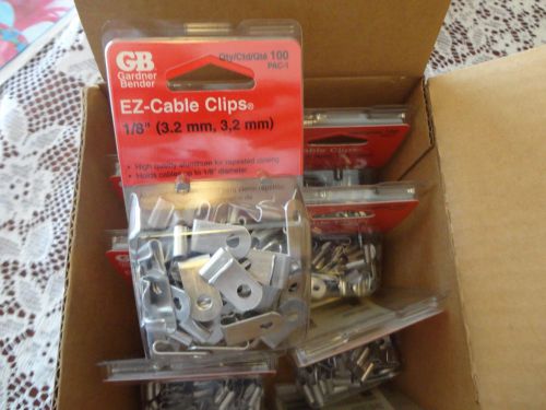 Gardner Bender  EZ Cable clips 1/8&#034; aluminum 10 packs 100 each