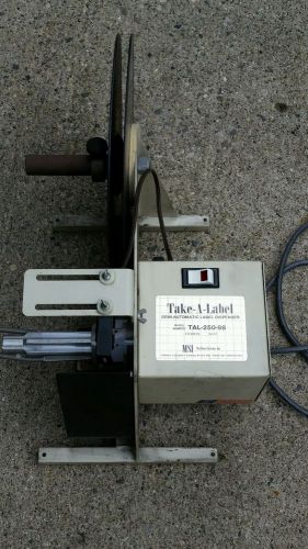 Take-A-Label TAL-250-98 Electric Semi-Automatic Label Dispenser