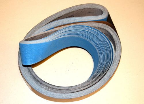 2&#034;x 72&#034; ceramic sanding belts j-flex p120 grit -  5 pc for sale