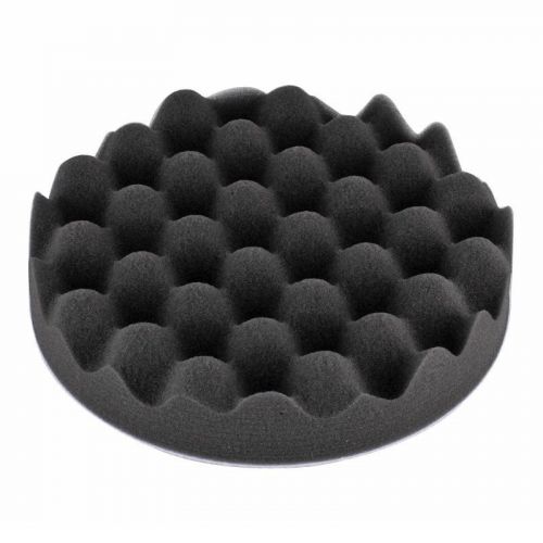 180mm 7&#034; foam waffle buffing polishing sponge pad for car polisher buffer for sale