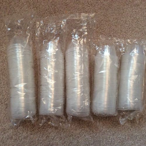 TRANSLUCENT 2 OZ CUPS 240 TOTAL SEALED IN PACKAGES