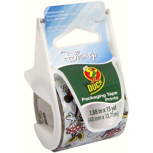 Duck Brand Disney-Licensed Minnie Mouse Packaging Tape with Dispenser 1.88-In...