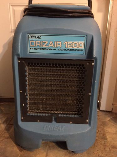 Dri-Eaz DrizAir 1200 Dehumidifier F203A TOTAL HRS 147
