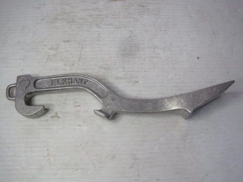 1769 elkhart fire hydrant wrench aluminum t-464 great condi free ship conti usa for sale