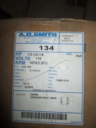 AO Smith 134 Motor