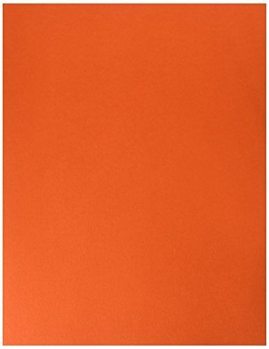 LUXPaper LUX Paper 8 1/2&#034; x 11&#034; Cardstock - Bright Orange, 50 Pack
