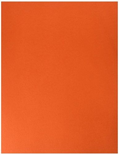 LUXPaper LUX Paper 8 1/2&#034; x 11&#034; Cardstock - Bright Orange, 50 Pack