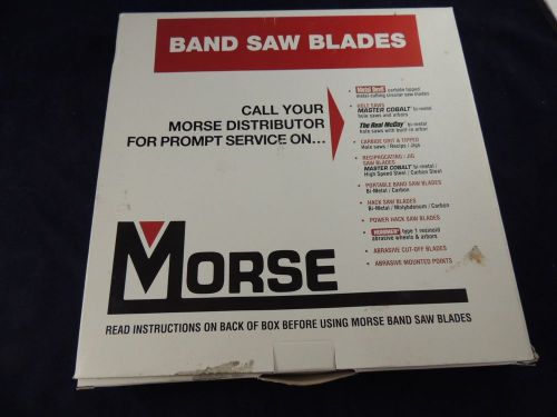 Lot of 3: 9&#039; 3&#034; M K Morse Band Saw Blades 1/2 25 10/14 mat (4WE27)