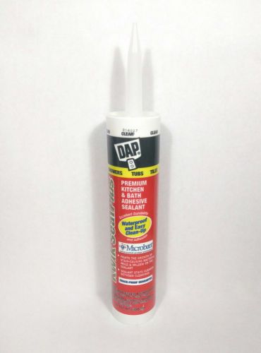 Dap 18516 Dap Kwik Seal Plus Premium Kitchen and Bath Adhesive Caulk Clear 10...