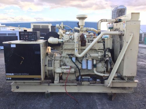-230 kw kohler generator, 12 lead reconnectable, 1/3 phase, skid mounted for sale