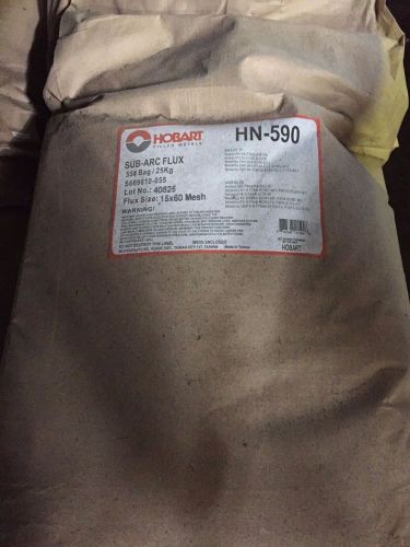 Hobart  hn-590 sub arc flux 55lb bags for sale