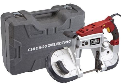 Chicago electric 10 amp deep cut, variable speed,portable  band saw kit, for sale