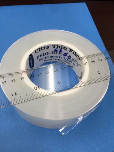 Ultrathin PVDF-HFP Film 6.2 um, biaxially oriented, 40 mm wide, 1200 m long