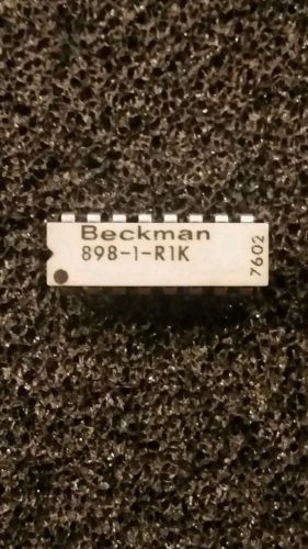 BECKMAN 898-1-R1K - 16-Pin Dip Network Resistor Resnet DIPS, NEW