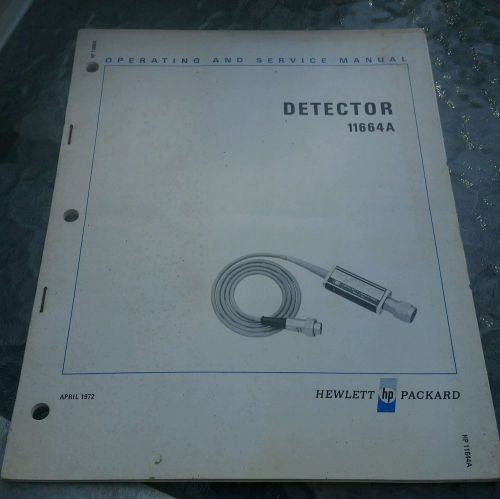 HP  11664A Ops-Service Manual original Factory paper manual