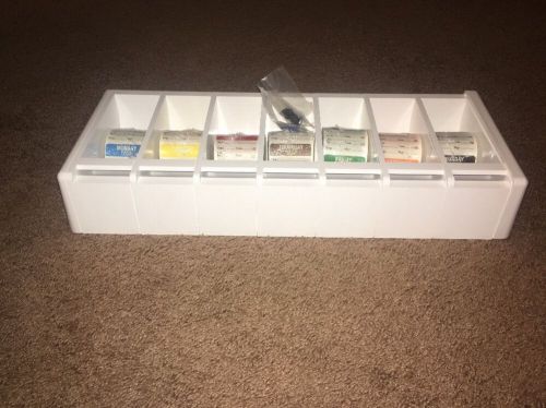 Ecolab Daydot Label Dispenser For 7 Rolls @ 2&#034; With Labels