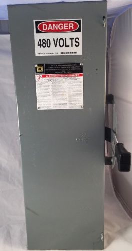 Square D DTU362RB 50 HP @ 600VAC 3R NEMA Nonfusible Heavy Duty Safety Switch