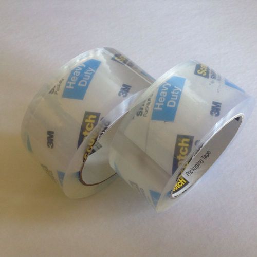 Set Of 2 Scotch Heavy Duty Shipping Packaging Tape Free Shipping