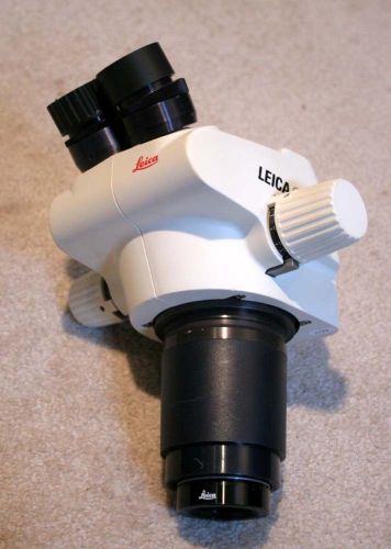 Leica GZ6E stereo zoom microscope with Leica 0.5X auxiliary lens