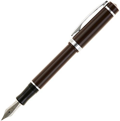 Nemosine Singularity Fountain Pen, Extra Fine German Nib, Walnut Brown
