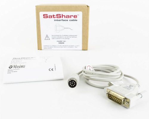 Masimo SatShare DS02 1539 SpO2 Interface Data Transfer Cable New Guaranteed