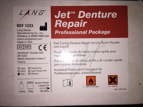 Lang Jet Denture Repair Professional Package Pink ((Make an Offer))