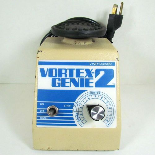 Vwr/scientific industries g-560 vortex genie 2 lab mixer with 3&#034; platform head for sale