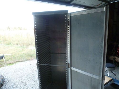 Food transport storage cabinet, cres cor 100-1, non insulated, on casters for sale
