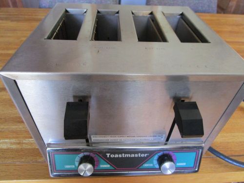 Toastmaster btw09 commercial toaster 4 slice bun/bagels 120-volt restaurant usa for sale