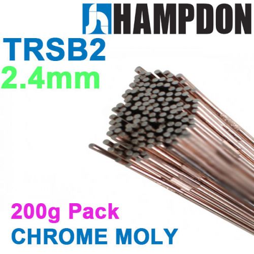 200g Pack - 2.4mm PREMIUM Chrome Moly TIG Filler Rods -TRSB2-2.4 Welding Wire