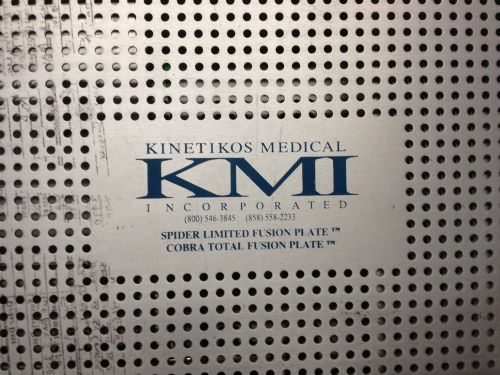 Kinetikos Medical KMI Inc Spider and Cobra Fusion Plates. Incomplete.