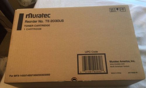 NIB MURATEC TONER CARTRIDGE  TS2030US  - UNOPENED