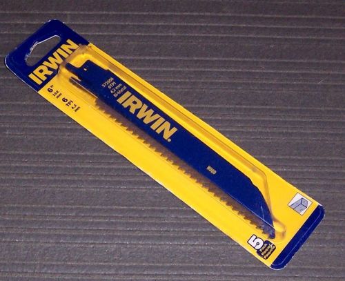 5-pk. irwin 372606p5 6&#034; 6-tpi wood cutting reciprocating blades for sale