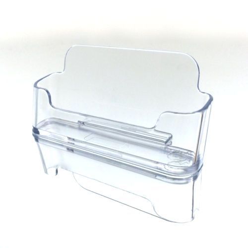 Lot of 10 Single Pocket Acrylic Gift or Business Card Display/Holder - Clear