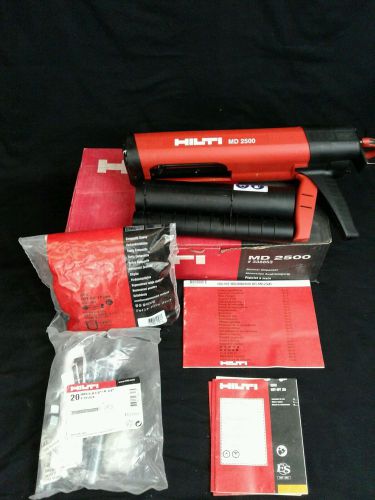 Hilti md 2500 manual epoxy dispenser gun (lots of extras) for sale
