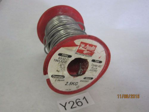 63/37 Tin/Lead Crystal 502 Flux 2.34mm Diameter Soldering Solder Wire 2kg Spool