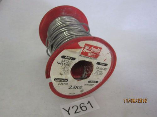 63/37 tin/lead crystal 502 flux 2.34mm diameter soldering solder wire 2kg spool for sale