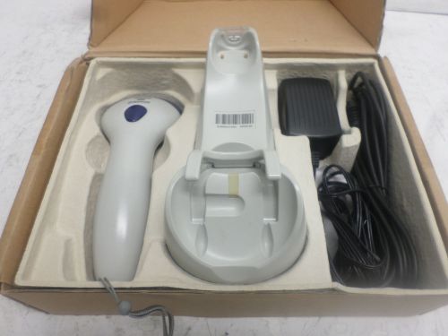 Honeywell voyager bt barcode scanner ms9535 w/ cradle, cable, and power supply for sale