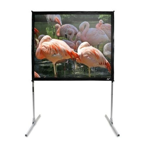 Elite Screens Q84HD QuickStand Portable Projection Screen with Drape Kit