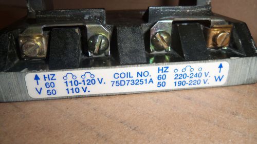 Furnas 75D73251A Dual Voltage Coil 110v/120v 220v/240v 60 Hz