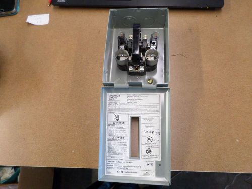 Eaton DP221NGB 30A 240V Plug Fuse Safety Switch