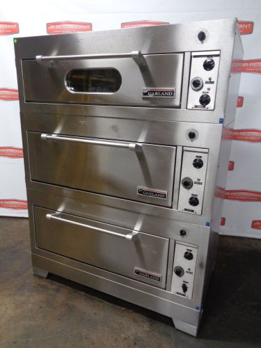 GARLAND TRIPLE STACK ELECTRIC DECK/BAKE OVEN MANUFACTURED 7/09.