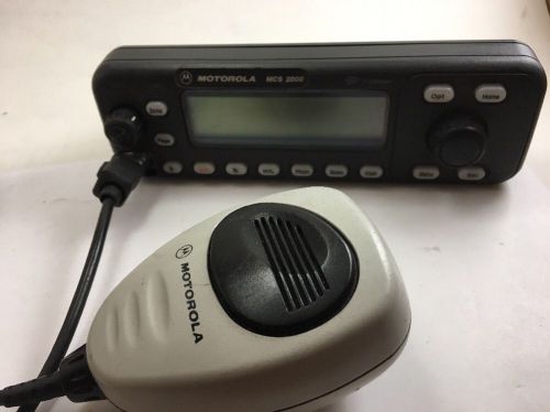 Motorola MCS2000 Model II Radio Control Head HCN1117a UHF VHF 800Mhz Flashport