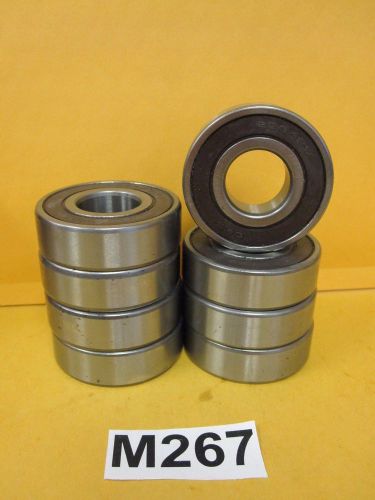 Eight (8) 6204RS BALL BEARING 6204-RS C&amp;S
